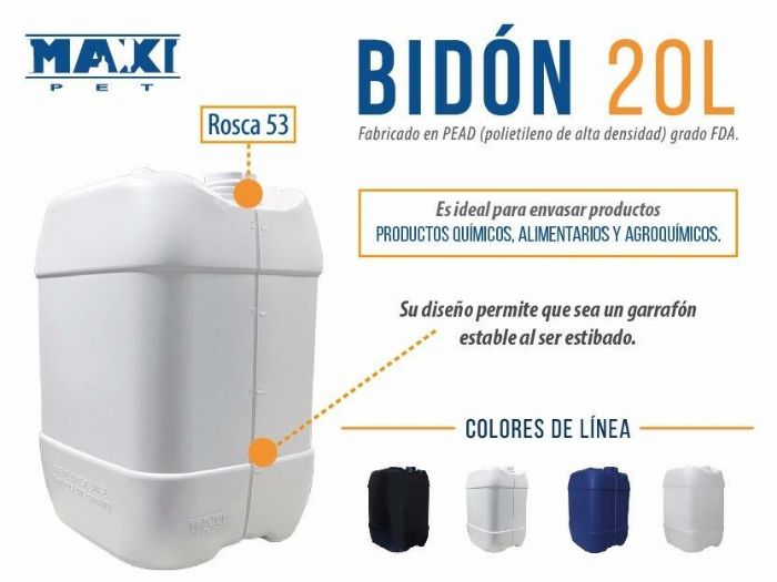 BIDON de Polietileno 20 Lt. R-53